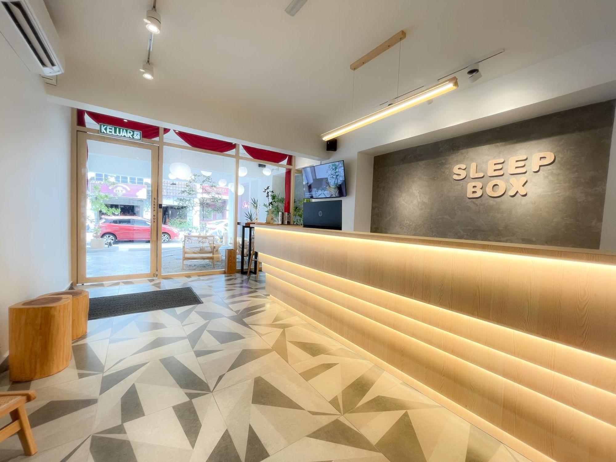 Hotel Sleep Box Penang George Town Exterior foto